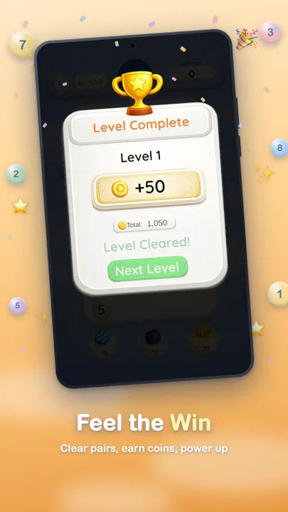Level complete screen